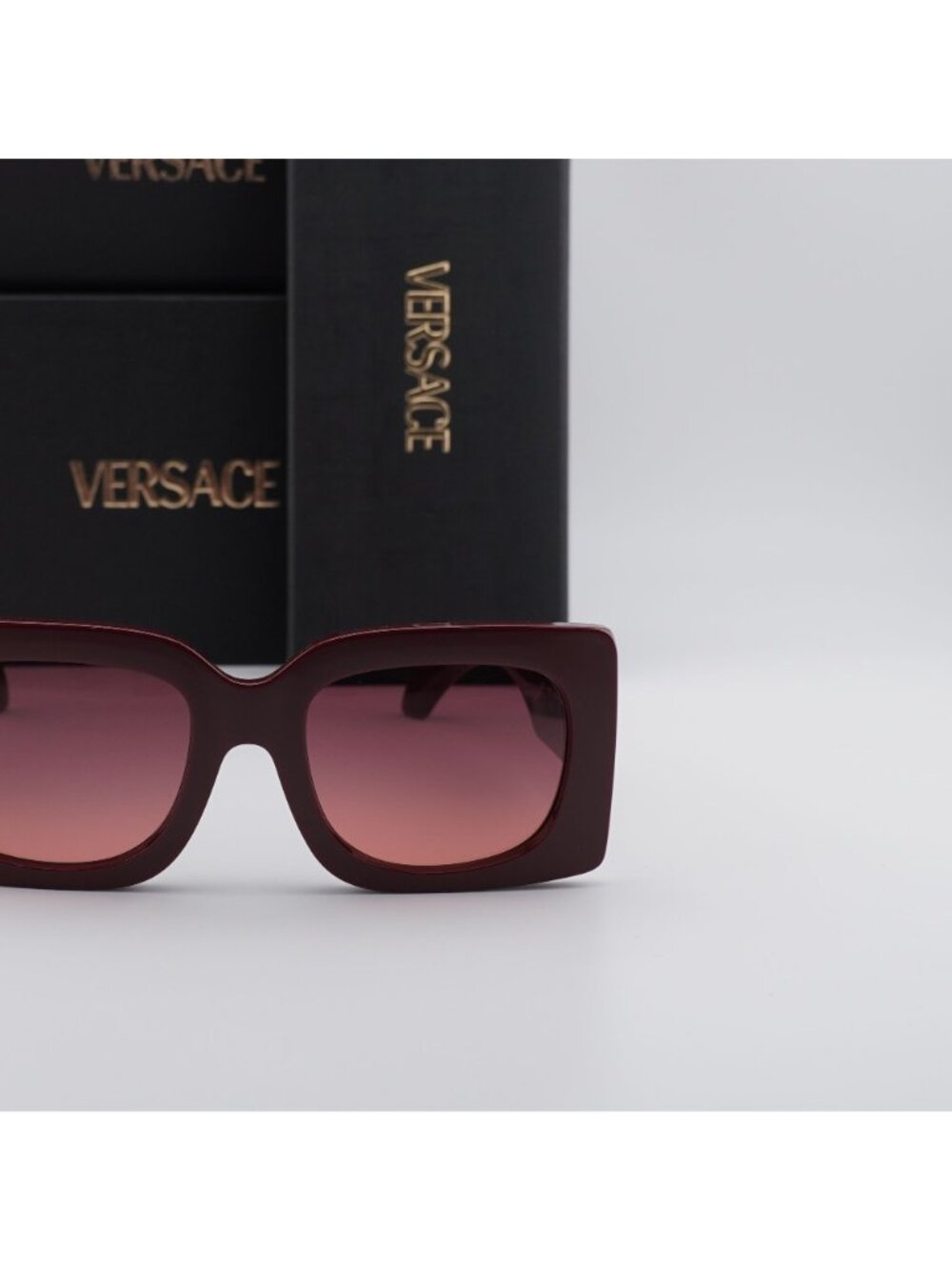 Versace VE4496U 551520 Sunglasses Burgundy Square Frame, Pink to Violet Lenses - Picture 6 of 11